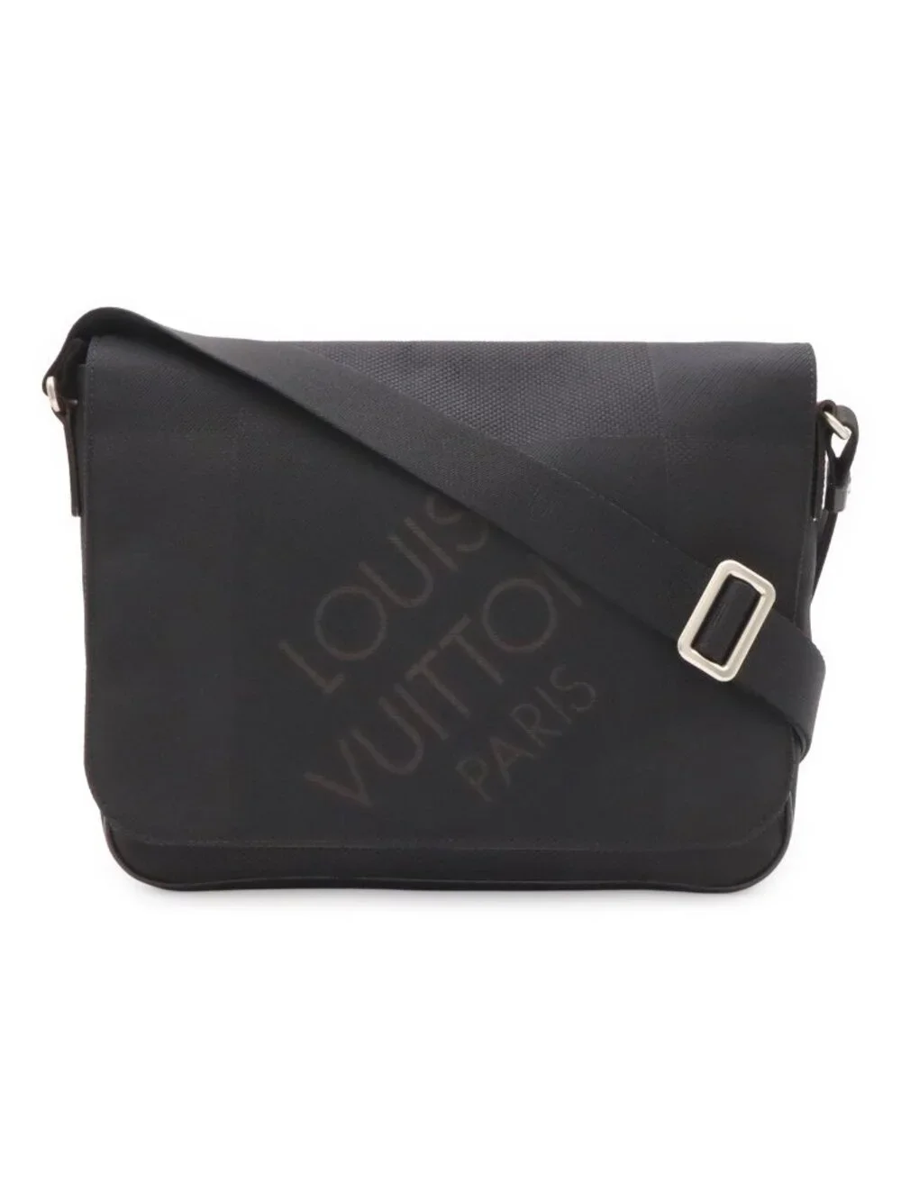 Louis Vuitton Damier Geant Petit Messager Shoulder Bag Crossbody Canvas Noir
